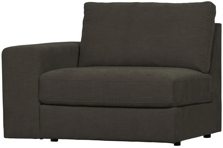 Vtwonen Family 1-Zits Bank Element Arm Links Polyester Antraciet