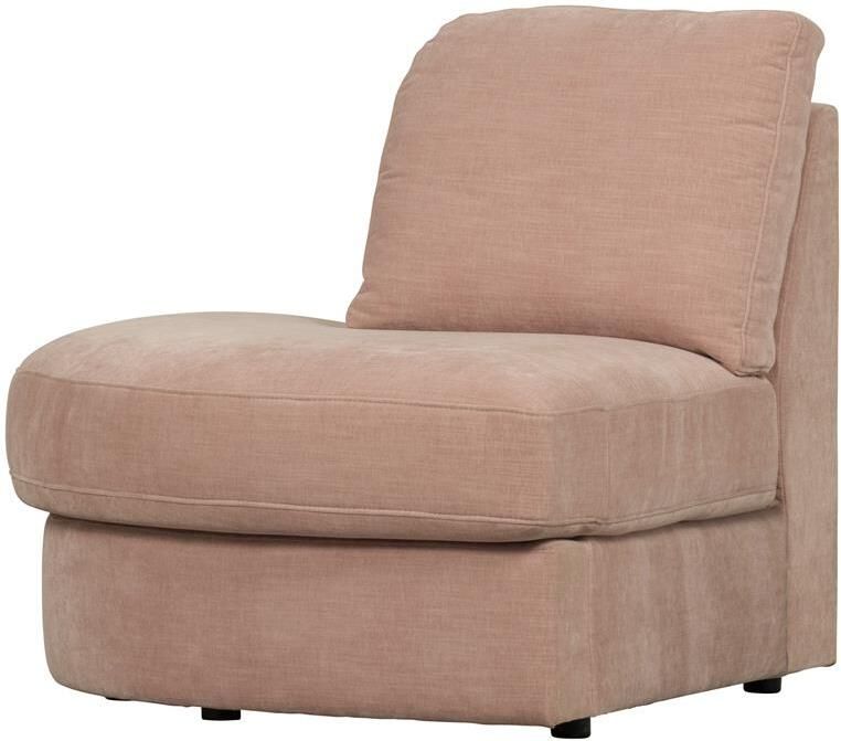Vtwonen Family 1-Zits Bank Element Ronde Hoek Links Polyester -Roze