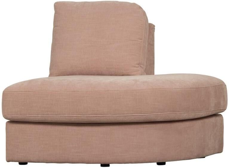 Vtwonen Family 1-Zits Bank Element Ronde Hoek Rechts -Polyester -Roze