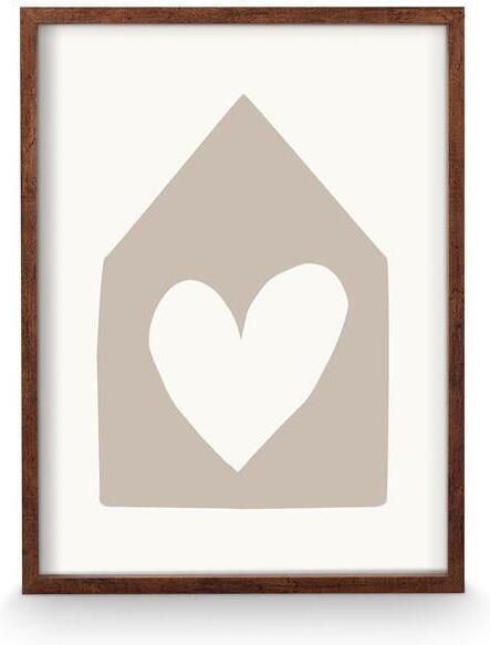 Vtwonen Fotolijst Hangend fotolijstje Bruin Hout 31x41x2.5cm