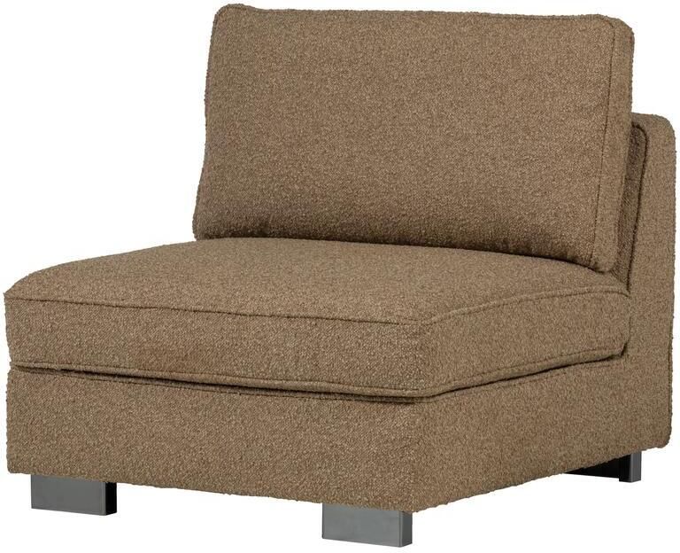 Vtwonen Lazy 1-Zits Element Bouclé Bruin