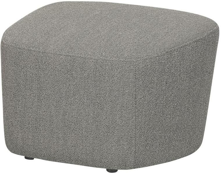 Vtwonen Lofty Hocker Bouclé Grijs 41x62x48