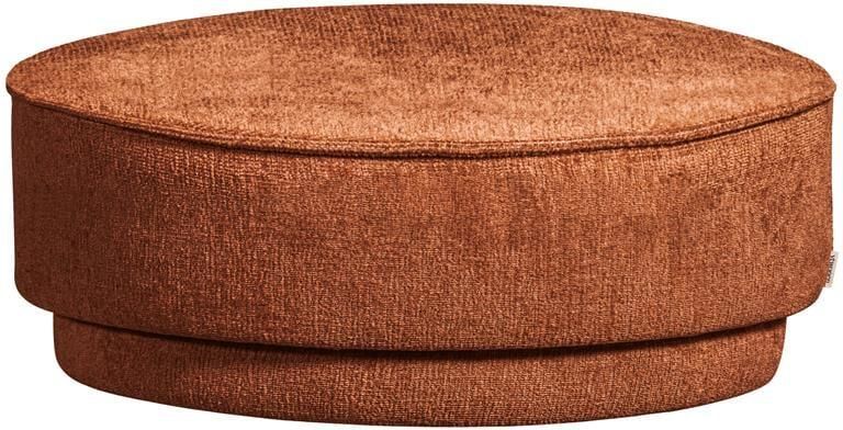 Vtwonen Pearl Poef Chenille Rust Melange 28xØ80