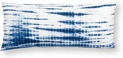 Vtwonen Sierkussen Tie Dye Kussen Woonkamer Blauw Wit 30x70cm