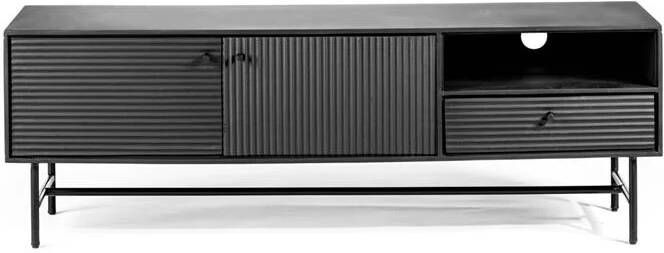 Vurna Bina tv-meubel 150cm zwart - Foto 2