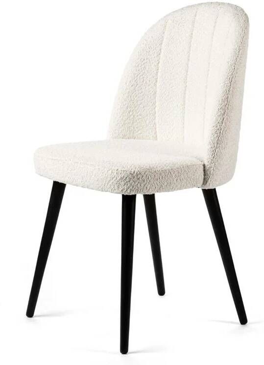 Vurna Charlie eetkamerstoel stof off white - Foto 4