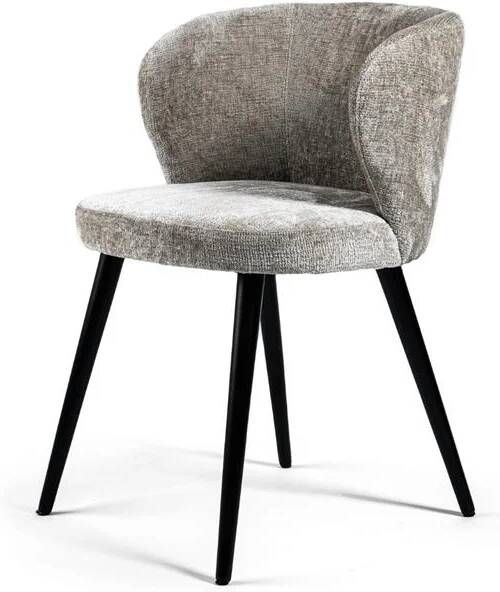 Vurna Culo eetkamerstoel roman stof champagne (Set van 2) - Foto 2