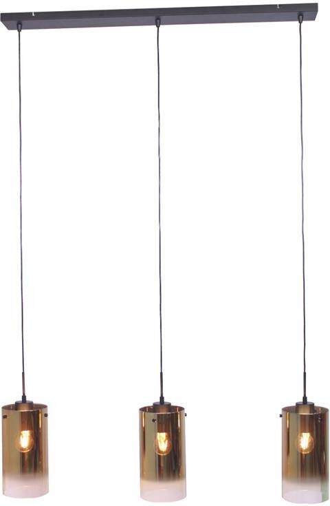 Vurna Jalama hanglamp glas goud 3L 100 cm