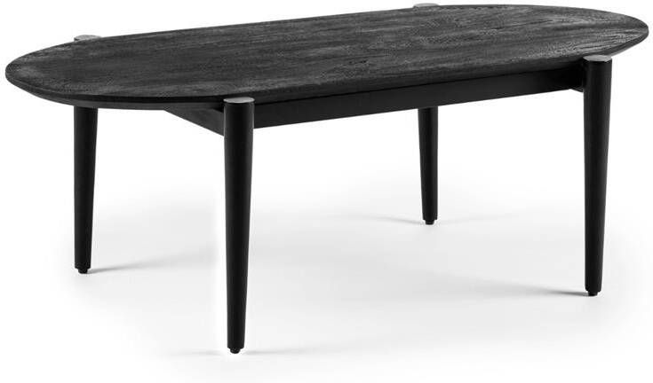 Vurna Milan ovale salontafel 120x60cm zwart - Foto 2