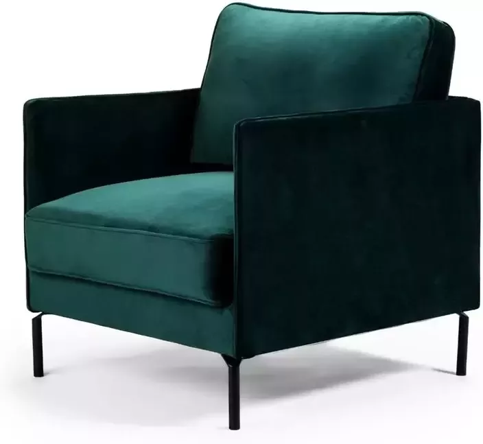 Vurna Salero fauteuil velvet groen - Foto 2