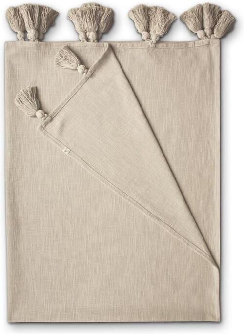 Walra Plaid Funny Frays 130x170 Naturel