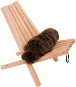 Weltevree | Fieldchair | Loungestoel incl Schapenvacht Bruin