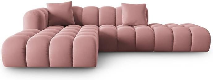 Windsor & Co Halley Hoekbank 5-zits Links Roze