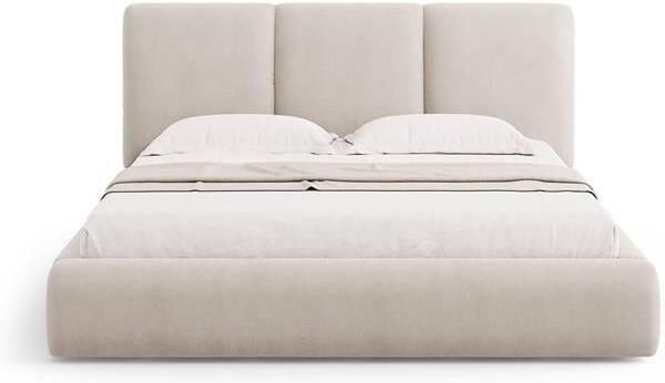 Windsor & Co Horizon Bedframe met Opbergvak 140 x 200 cm Chenille Beige