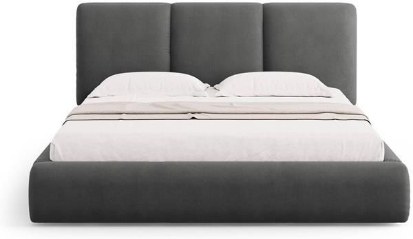 Windsor & Co Horizon Bedframe met Opbergvak 180 x 200 cm Chenille Donkergrijs