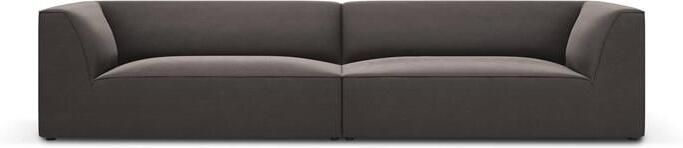 Windsor & Co Sao 4-zitsbank Velvet Donkergrijs