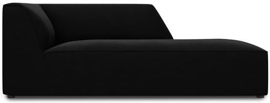 Windsor & Co Sao Chaise Longue Rechts Velvet Zwart