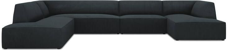 Windsor & Co Sao U-bank Hoek Links Ribstof Blauw