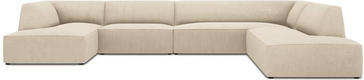 Windsor & Co Sao U-bank Hoek Rechts Ribstof Lichtbeige