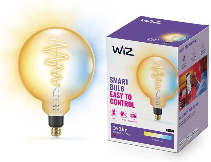WiZ Giant Filament Slimme LED-Verlichting Warm- tot Koelwit Licht…