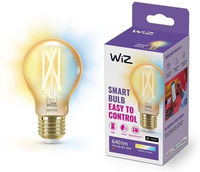 WiZ Lamp Filament Slimme LED-Verlichting Warm- tot Koelwit Licht …