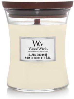 WoodWick island coconut medium candle