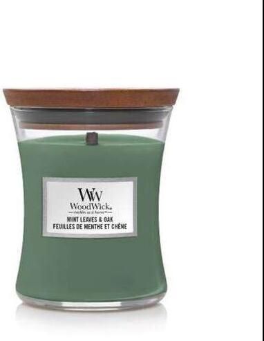 WoodWick Medium Candle Mint Leaves&Oak