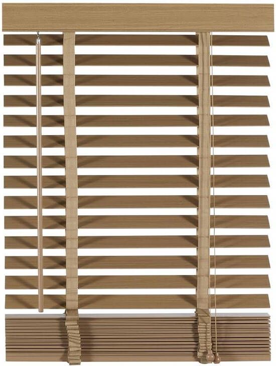 Woonexpress Jaloezie Hout Beige Hout 80x130x5cm (BxHxD)