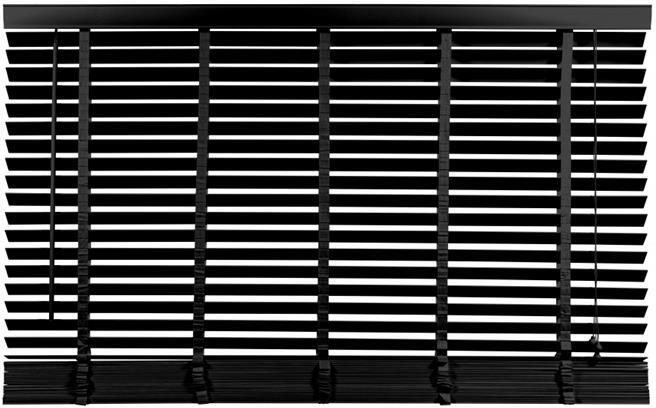 Woonexpress Jaloezie Hout Zwart Hout 180x180x5cm (BxHxD) - Foto 2