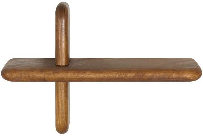 Woonexpress Wandrek Foggia Mangohout Bruin 40x27x14 cm (BxHxD) Trendy Wanddeco - Foto 2