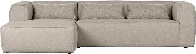 Woood Exclusive Bean Chaise Longue Links Polyester Beige - Foto 1