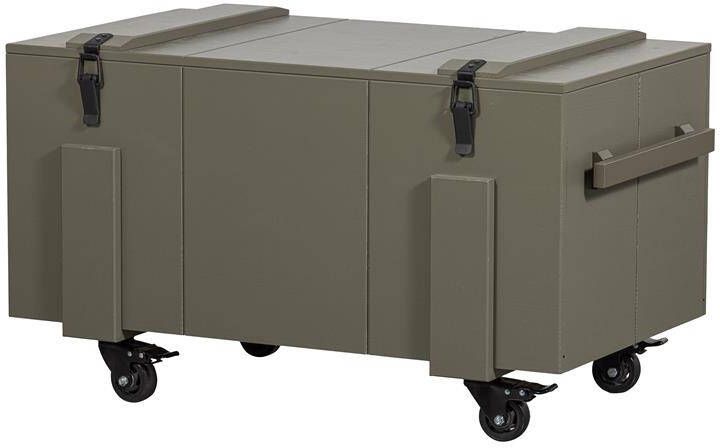 WOOOD Houten kist BOBBY met wielen breedte 100 cm - Foto 6