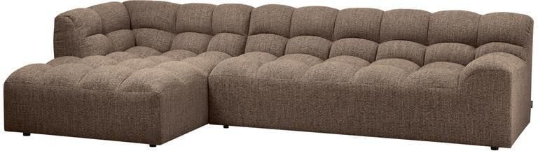 Woood Allure Chaise Longue Bank Links Polyester Bruin 79x324x165