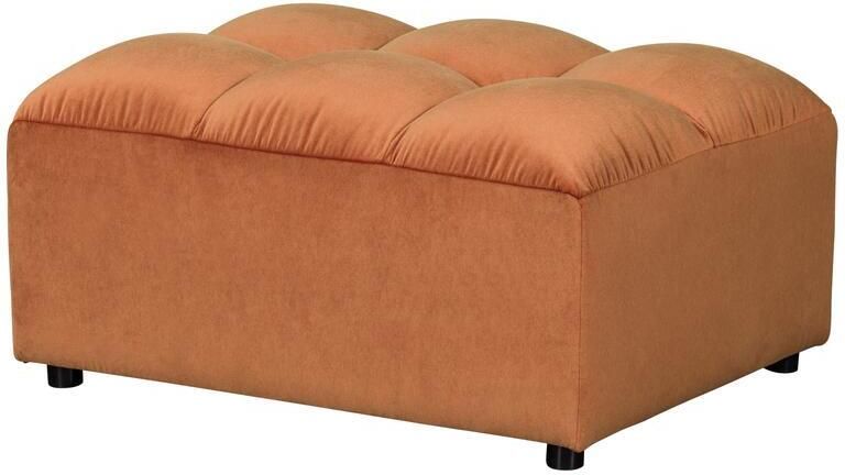 Woood Allure Hocker Gewassen Fluweel Stof Terra