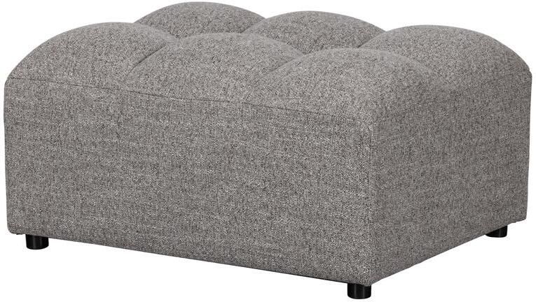 Woood Allure Hocker Geweven Stof Klei Melange