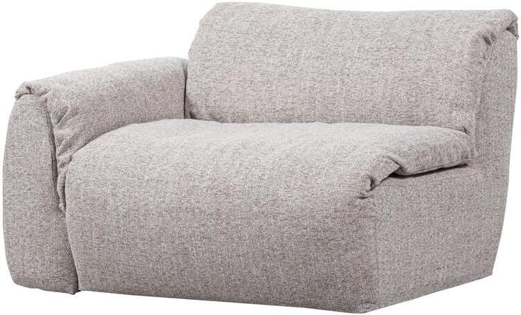 Woood Baggy 1-Zits Met Arm Links Geweven Stof Naturel Melange