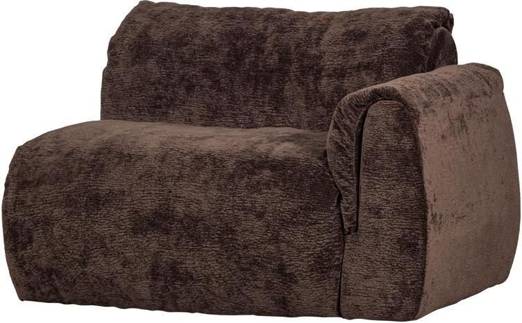 Woood Baggy 1-Zits Met Arm Rechts 3D Chenille Donkerbruin