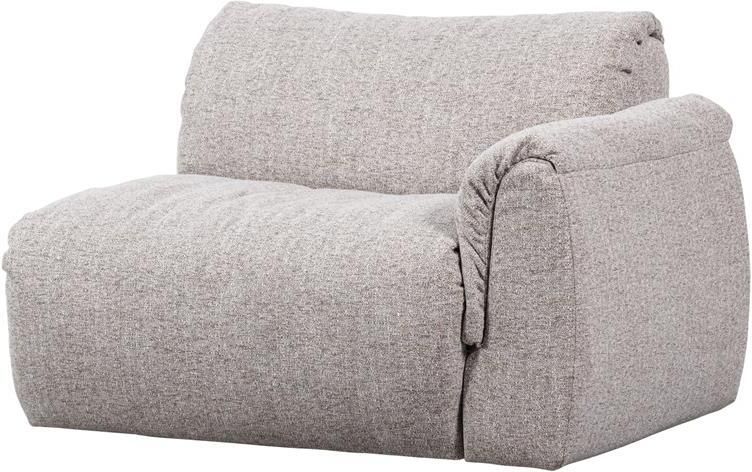 Woood Baggy 1-Zits Met Arm Rechts Geweven Stof Naturel Melange