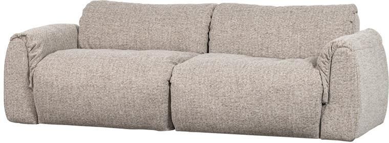 Woood Baggy 2-Zits Bank Geweven Stof Naturel Melange 81x228x102