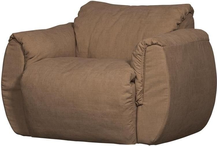 Woood Baggy Draaifauteuil Geweven Chenille Bruin 81x104x84