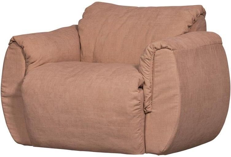 Woood Baggy Draaifauteuil Geweven Chenille Oudroze 81x104x84