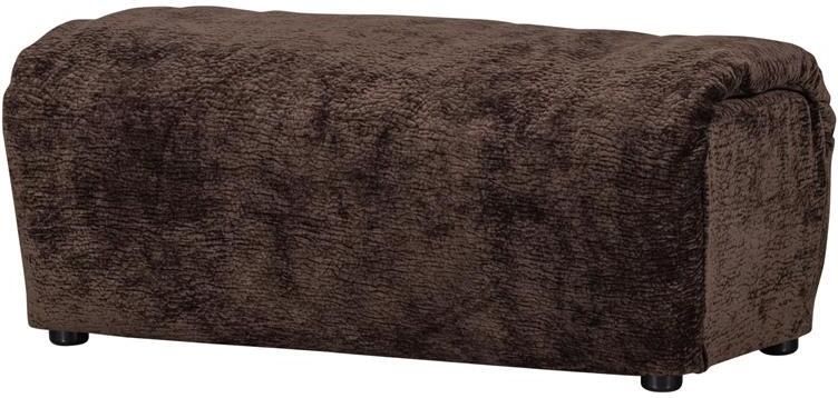 Woood Baggy Hocker 3D Chenille Donkerbruin 45x91x51