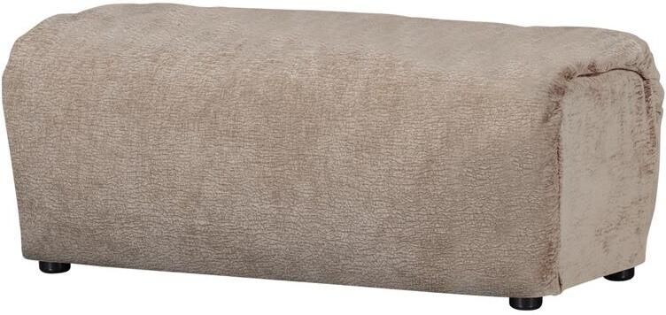 Woood Baggy Hocker 3D Chenille Zand 45x91x51