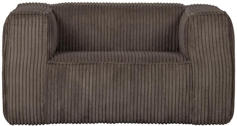 Woood Bean Fauteuil Grove Ribstof Mud 74x146x98