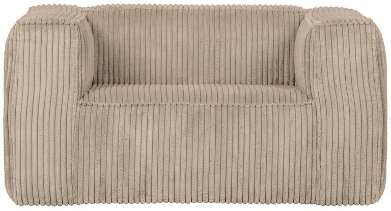 Woood Bean Fauteuil Grove Ribstof Travertin 74x146x98