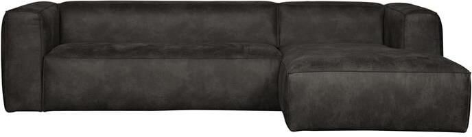 Woood Bean Hoekbank met Chaise Longue Rechts Eco-leder Zwart - Foto 2