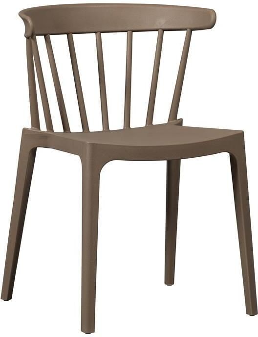 WOOOD Bliss Eetkamerstoel Tuinstoel Plant Fiber Bruin 75x52x53 - Foto 2