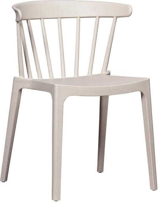 WOOOD Bliss Eetkamerstoel Tuinstoel Plant Fiber Off White 75x52x53 - Foto 2