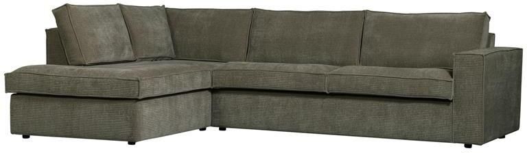 Woood Hajo Hoekbank Links Rib Forest 84x283x197