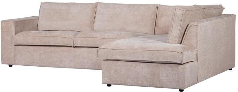 Woood Hoekbank Rechts Hajo Chenille Sand 84x283x197